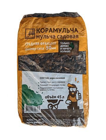 Мульча из сосновой коры 45л Мульча из сосновой коры 45л