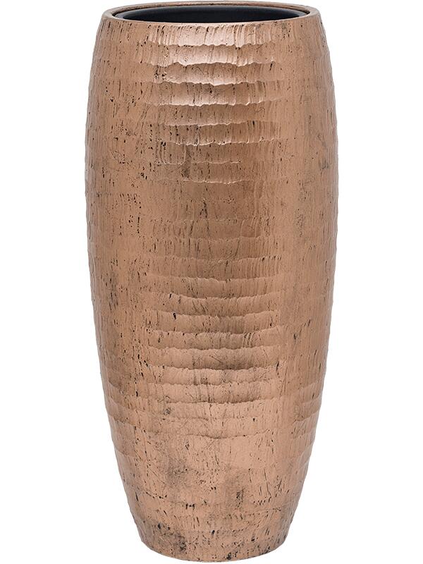 Кашпо Baq opus hammered partner gold (с техническим горшком) D35 H75 см