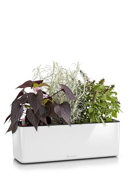 Кашпо Lechuza Cube Glossy Triple