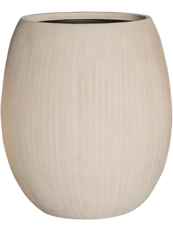 Кашпо Baq polystone coated plain balloon natural (с техническим горшком) D48 H55 см