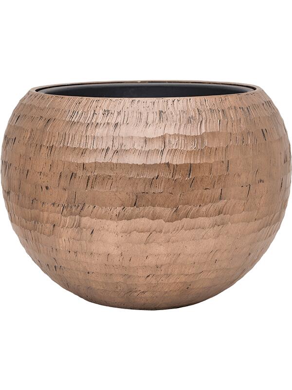 Кашпо Baq opus hammered globe gold (с техническим горшком) D60 H43 см