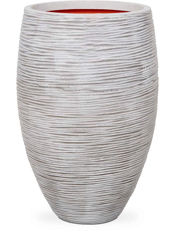 Кашпо Capi nature rib nl vase elegance deluxe ivory D56 H85 см Кашпо Capi nature rib nl vase elegance deluxe ivory D56 H85 см