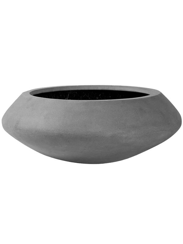 Кашпо Fiberstone tara xl grey D100 H37 см Кашпо Fiberstone tara xl grey D100 H37 см
