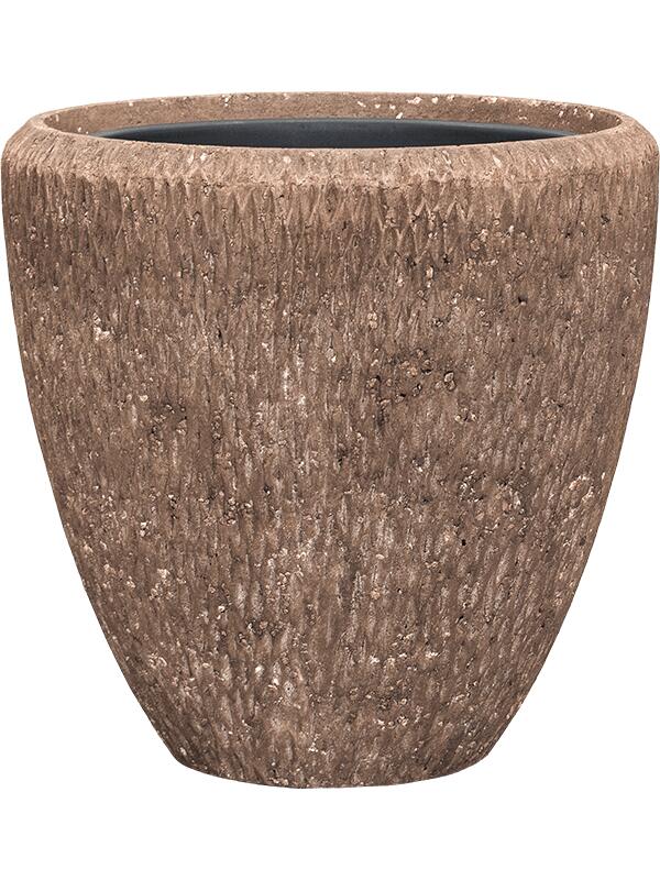 Кашпо Baq polystone rough couple rock (с техническим горшком) D40 H40 см