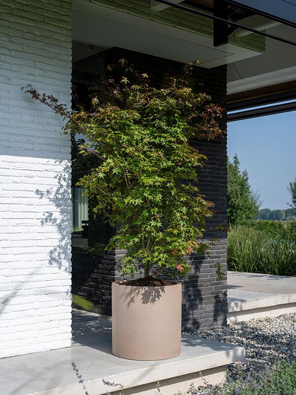 Кашпо Fiberstone max l, taupe D50 H50 см Кашпо Fiberstone max l, taupe D50 H50 см