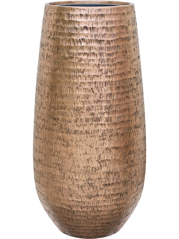 Кашпо Baq opus hammered darcy high gold (с техническим горшком) D46 H100 см