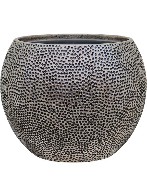 Кашпо Baq opus hit globe silver (с техническим горшком) D40 H32 см