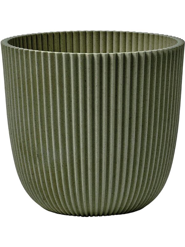 Кашпо Capi nature groove made with planter ball grass green D17 H15 см