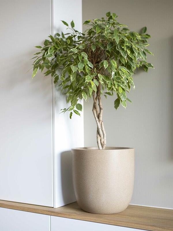 Кашпо Capi waste smooth nl planter ball terrazzo beige D35 H34 см