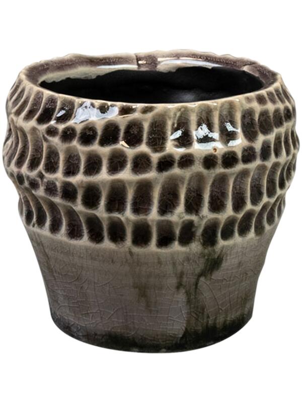 Кашпо Deb pot aubergine D9 H8 см