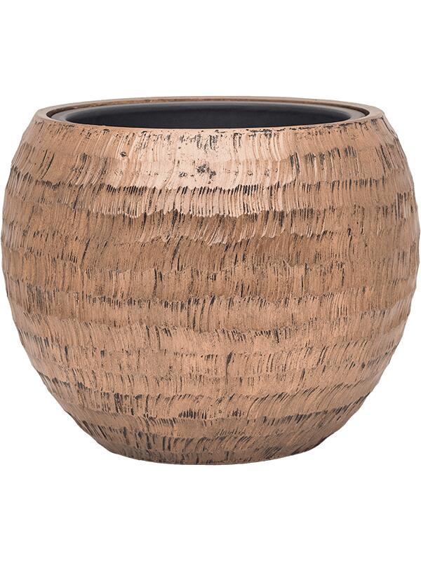 Кашпо Baq opus hammered globe gold (с техническим горшком) D40 H32 см