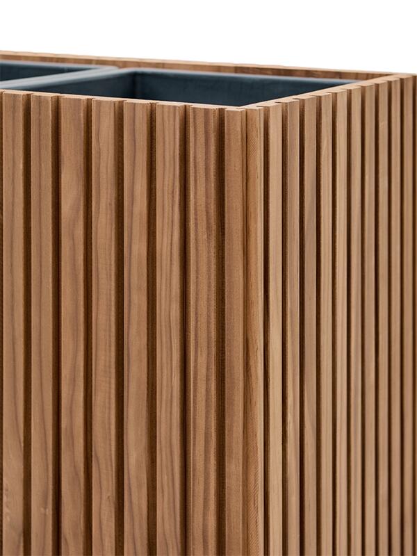 Кашпо Baq radia square natural (с техническим горшком) L38 W38 H38 см