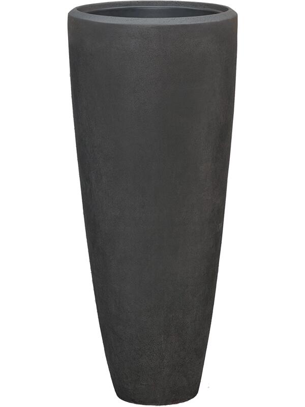 Кашпо Baq polystone plain partner smoke (с техническим горшком) D50 H120 см