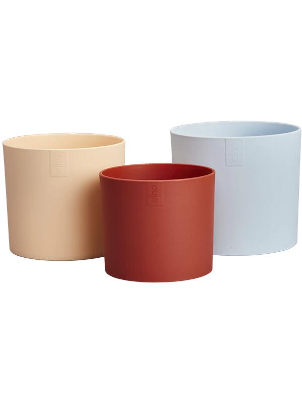 Кашпо Lex pott flowerpot sky blue multicolor (набор 3 шт) D14 H12 см