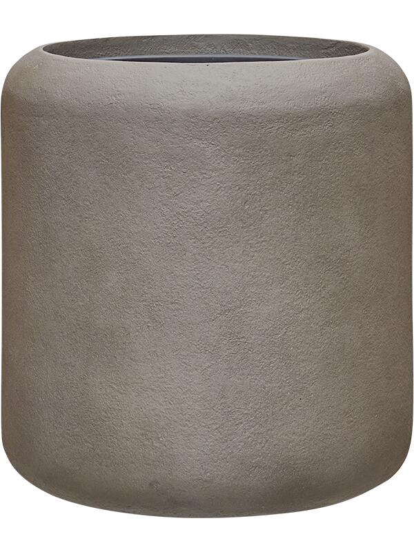Кашпо Baq nucast cylinder elephant grey (с техническим горшком) D38 H40 см