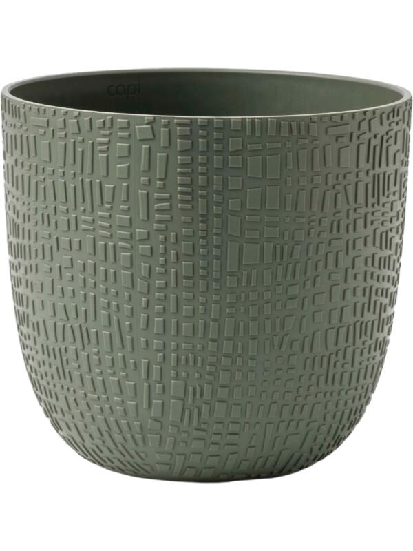 Кашпо Capi nature skin made with planter ball grass green D22 H20 см