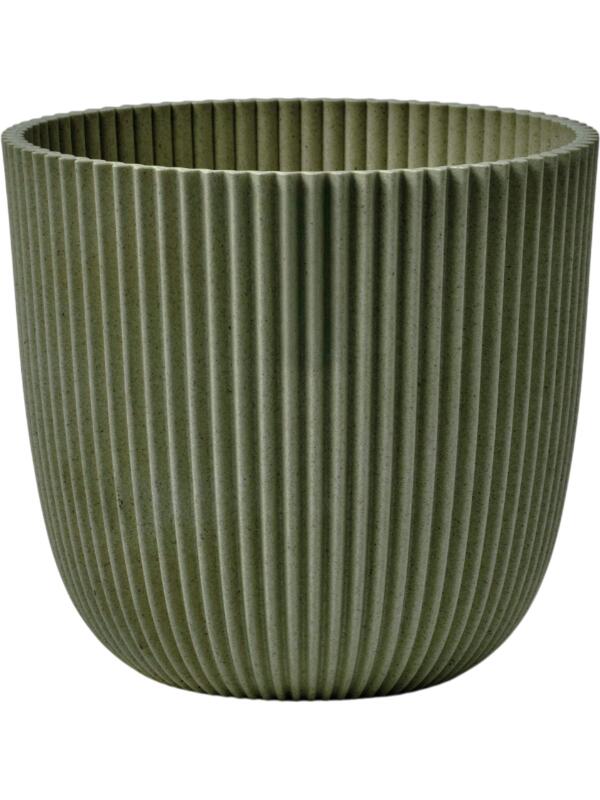 Кашпо Capi nature groove made with planter ball grass green D28 H27 см