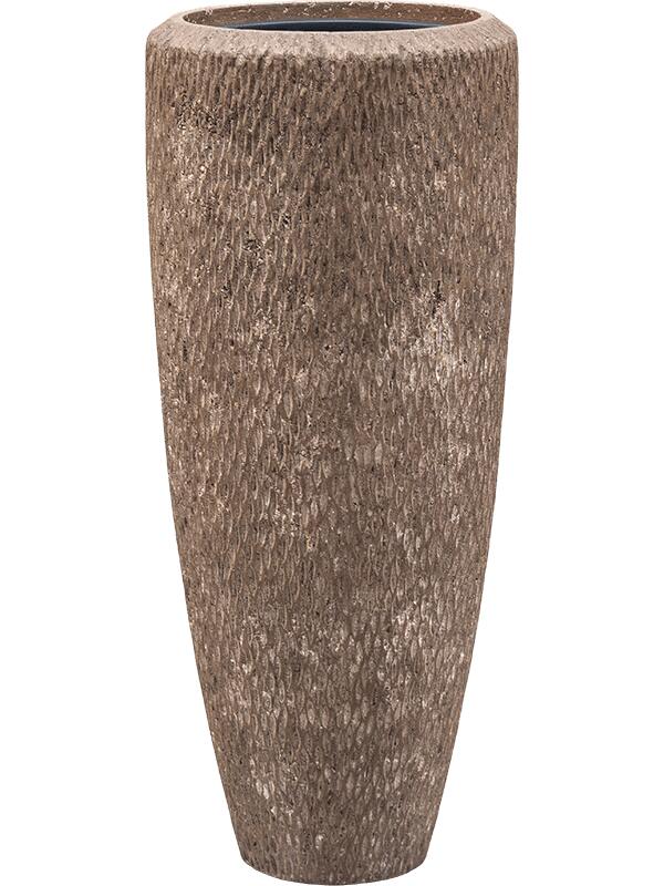 Кашпо Baq polystone rough partner rock (с техническим горшком) D37 H90 см