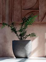 Кашпо Ruvido organic clay D93 H70 см