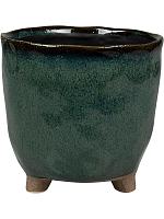 Кашпо Kaat pot petrol D20 H20 см