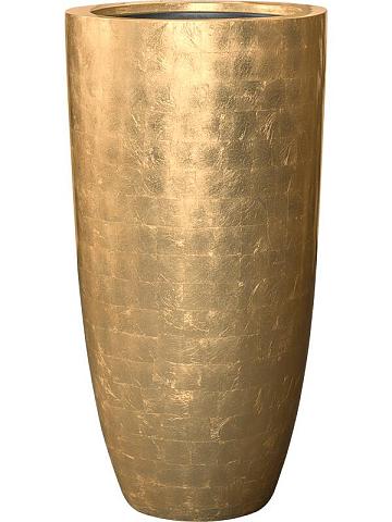 Кашпо Baq metallic silver leaf partner glossy gold (с техническим горшком) Кашпо Baq metallic silver leaf partner glossy gold (с техническим горшком)
