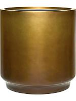 Кашпо Baq gradient cylinder matt honey (met inzetbak) D40 H40 см