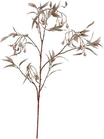 Ветка Эвкалипта красная искусственная Ветка Эвкалипта красная искусственная