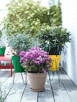 Кашпо Loft urban round warm grey D19 H17.5 см Кашпо Loft urban round warm grey D19 H17.5 см