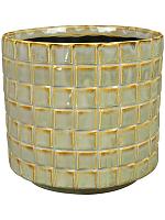 Кашпо Stian pot soft jade D18 H17 см