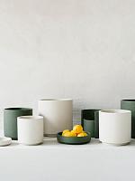 Кашпо Kos pot cream D24 H24 см