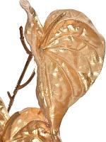 Ветка Антуриума золотая искусственная H66 см Ветка Антуриума золотая искусственная H66 см