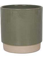 Кашпо Eno duo pot dusty green D10 H11 см