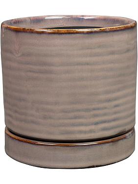 Кашпо с поддоном Lana pot with saucer deep purple Кашпо с поддоном Lana pot with saucer deep purple