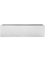 Кашпо Fiberstone balcony xl glossy white L80 W20 H20 см