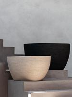 Кашпо Ruvido organic low earth D67 H30 см