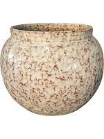 Кашпо Anogo pot reactive cream D38 H33 см