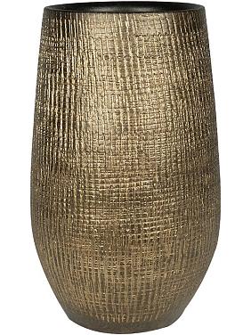 Кашпо Ryan pot high shiny gold Кашпо Ryan pot high shiny gold