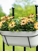 Кашпо Palermo planter white L35 W16 H15 см Кашпо Palermo planter white L35 W16 H15 см