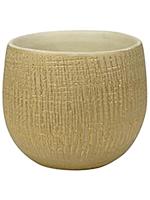 Кашпо Ryan pot shiny sand D15 H13 см