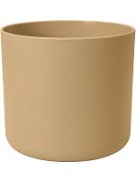Кашпо B.for soft round golden sand D18 H17 см