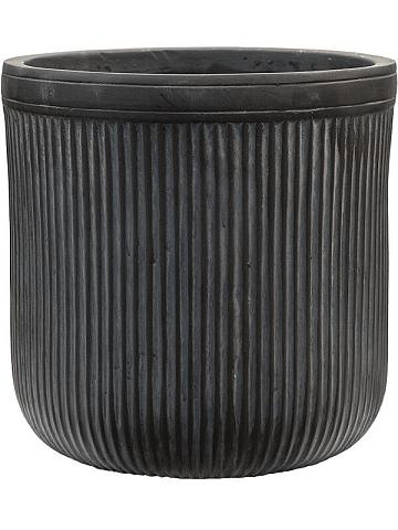 Кашпо Baq vertical rib cylinder anthracite Кашпо Baq vertical rib cylinder anthracite
