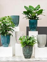 Кашпо One and only pot reactive green D38 H50 см Кашпо One and only pot reactive green D38 H50 см