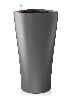 Кашпо Lechuza Delta (антрацитовый металлик)