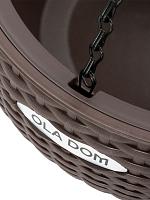 Кашпо подвесное Ola Dom Bowl Rattan 34 (5л) коричневый D34 H21 см