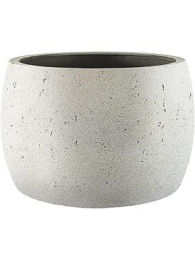Кашпо Grigio modern bowl antique white
