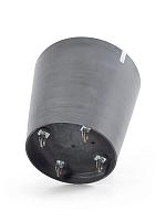Кашпо Ecopots amsterdam wheels 60 grey D60 H56 см