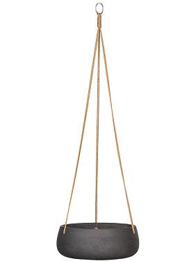 Кашпо подвесное Rough eileen (hanging) s black washed Кашпо подвесное Rough eileen (hanging) s black washed