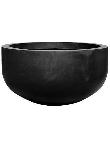 Кашпо Fiberstone city bowl s black Кашпо Fiberstone city bowl s black