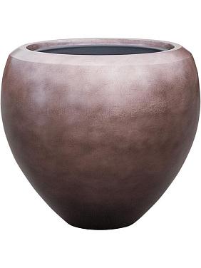 Кашпо Baq metallic silver leaf couple matt coffee (с техническим горшком) Кашпо Baq metallic silver leaf couple matt coffee (с техническим горшком)