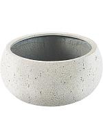 Кашпо Grigio low balloon 26 antique white D26 H13 см